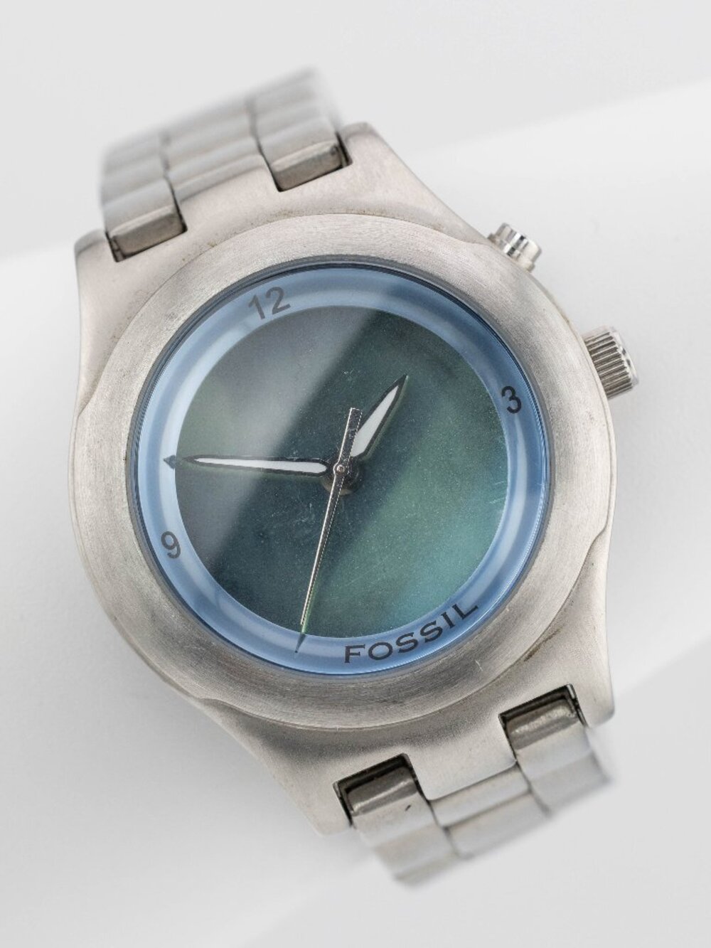 Fossil Kaleido LI2081 Stainless Steel Quartz Analog Men's Watch New Battery